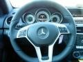 2013 Mercedes-Benz C Sahara Beige/Black Interior Steering Wheel Photo