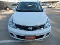 2012 Fresh Powder White Nissan Versa 1.8 SL Hatchback  photo #10