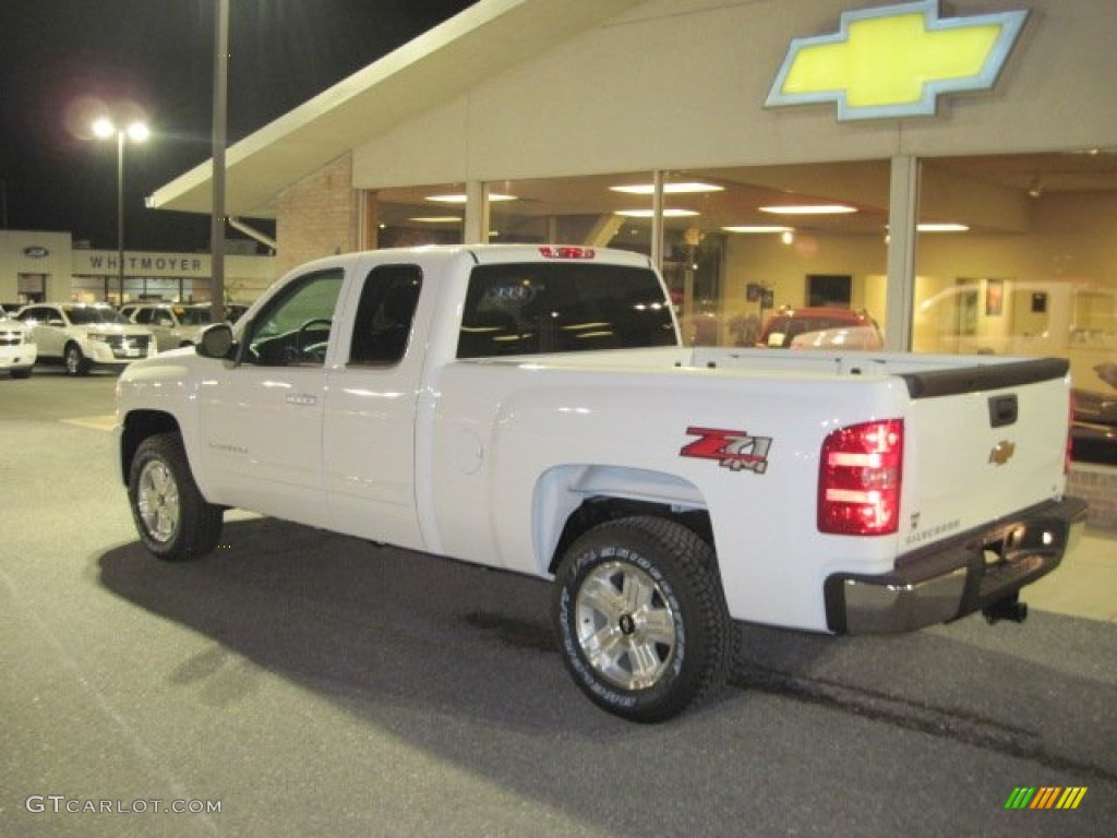 2013 Silverado 1500 LT Extended Cab 4x4 - Summit White / Ebony photo #3