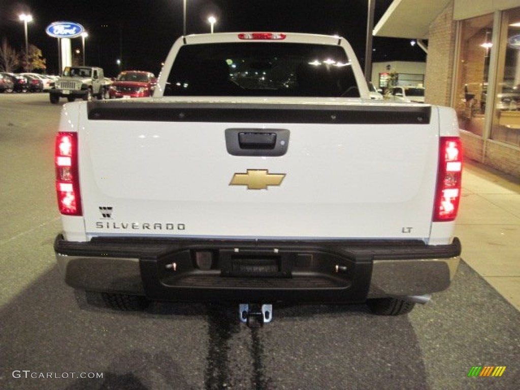 2013 Silverado 1500 LT Extended Cab 4x4 - Summit White / Ebony photo #4