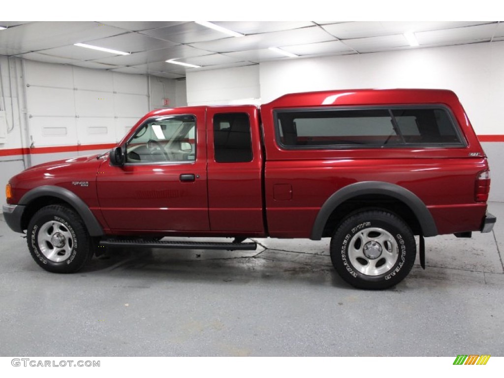 Toreador Red Metallic 2003 Ford Ranger XLT SuperCab 4x4 Exterior Photo #73313520
