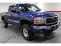 2004 Marine Blue Metallic GMC Sierra 2500HD SLE Extended Cab 4x4  photo #2