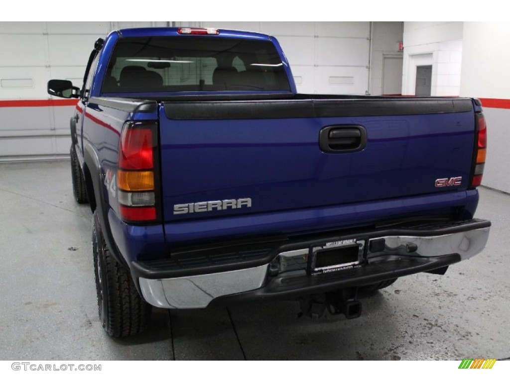 2004 Sierra 2500HD SLE Extended Cab 4x4 - Marine Blue Metallic / Pewter photo #11