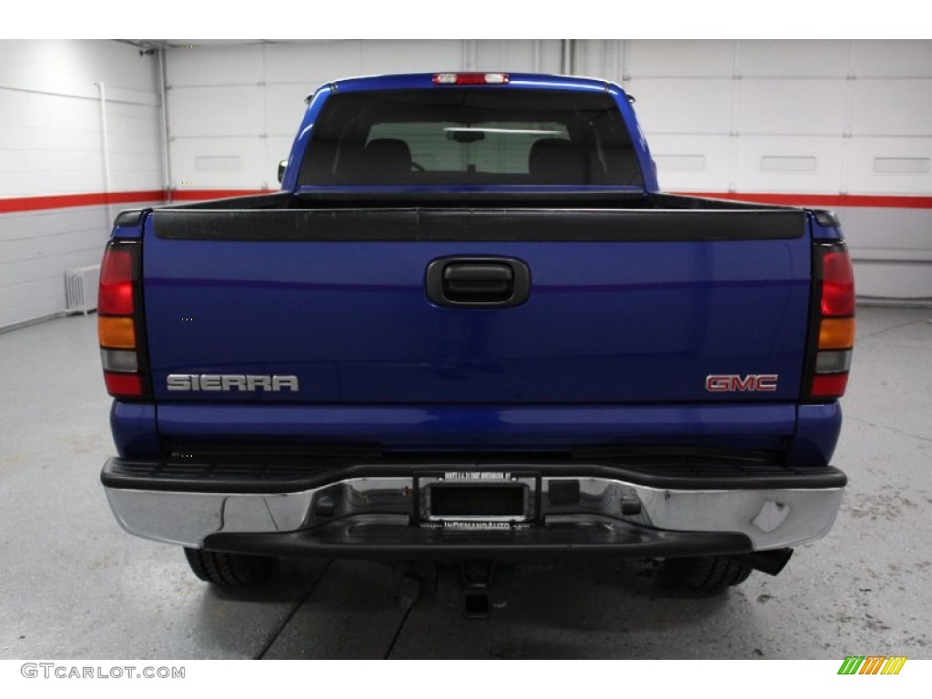 2004 Sierra 2500HD SLE Extended Cab 4x4 - Marine Blue Metallic / Pewter photo #12
