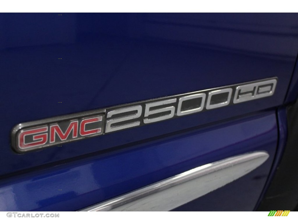 2004 Sierra 2500HD SLE Extended Cab 4x4 - Marine Blue Metallic / Pewter photo #21