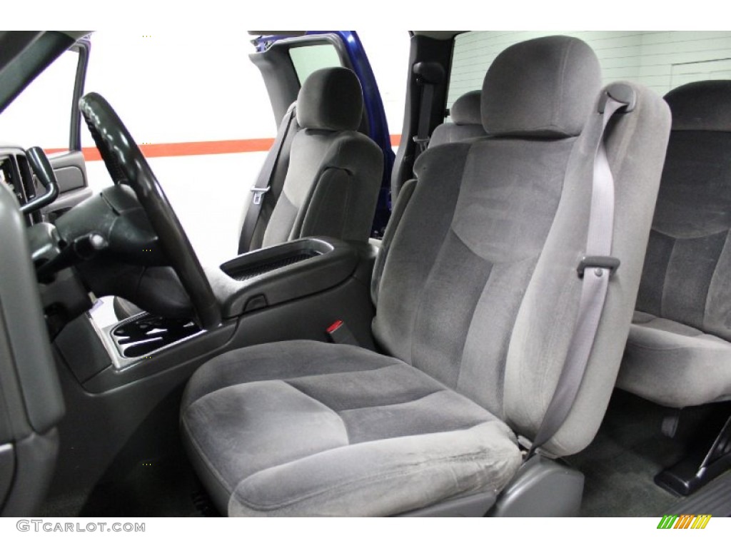 Pewter Interior 2004 GMC Sierra 2500HD SLE Extended Cab 4x4 Photo #73315338
