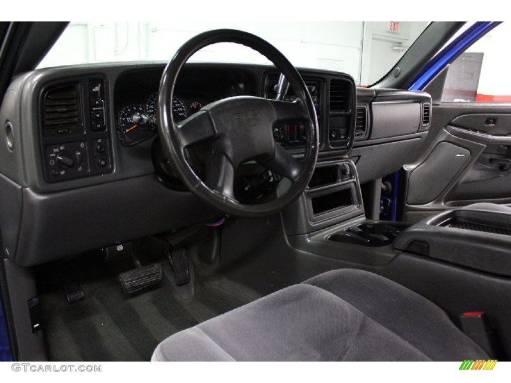 2004 Sierra 2500HD SLE Extended Cab 4x4 - Marine Blue Metallic / Pewter photo #43