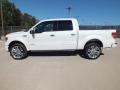 2013 White Platinum Metallic Tri-Coat Ford F150 Limited SuperCrew 4x4  photo #8