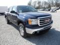 2012 Midnight Blue Metallic GMC Sierra 1500 SLE Crew Cab 4x4  photo #2