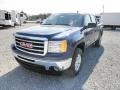 2012 Midnight Blue Metallic GMC Sierra 1500 SLE Crew Cab 4x4  photo #3