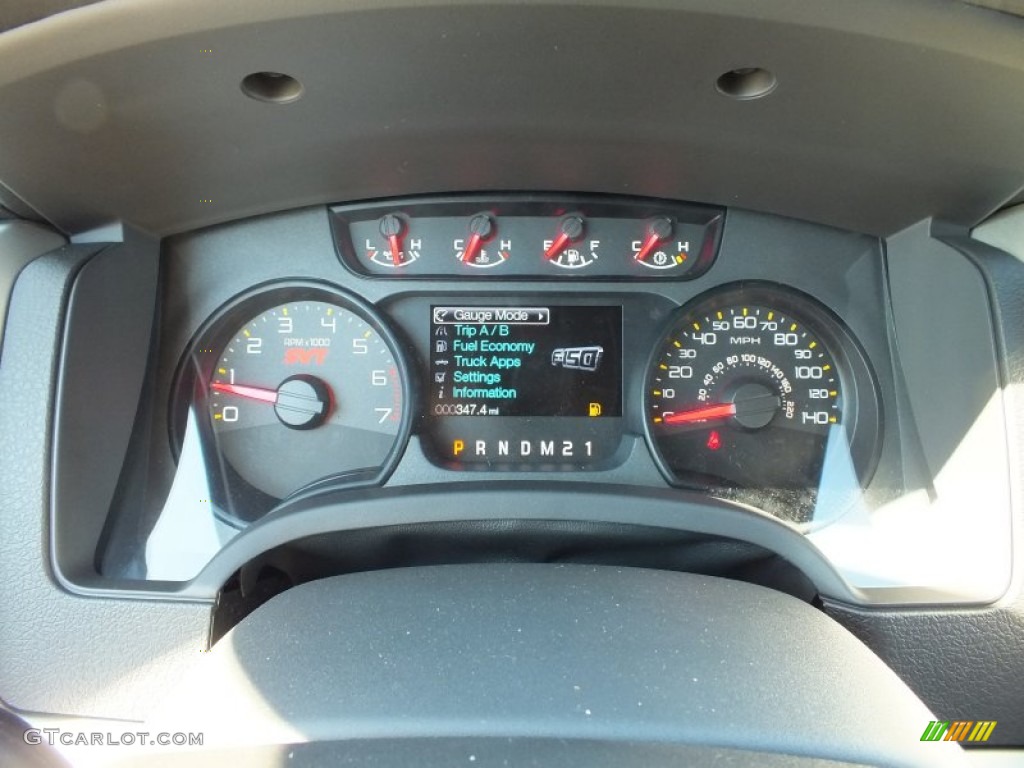 2013 Ford F150 SVT Raptor SuperCrew 4x4 Gauges Photo #73316881