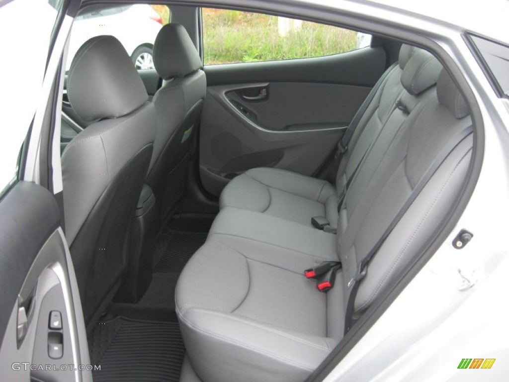 2013 Elantra Limited - Shimmering Air Silver / Gray photo #17