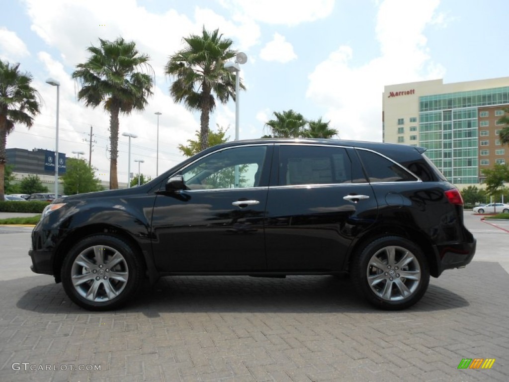 2013 MDX SH-AWD Advance - Crystal Black Pearl / Ebony photo #4