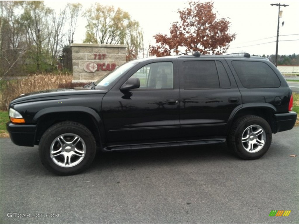 2003 Durango R/T 4x4 - Black / Dark Slate Gray/Taupe photo #1