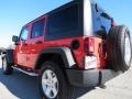 2013 Deep Cherry Red Crystal Pearl Jeep Wrangler Unlimited Sport 4x4  photo #5