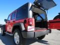 2013 Deep Cherry Red Crystal Pearl Jeep Wrangler Unlimited Sport 4x4  photo #14