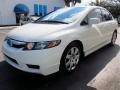 Taffeta White - Civic LX Sedan Photo No. 7