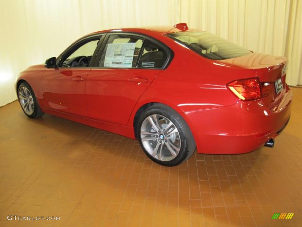 2013 3 Series 335i Sedan - Melbourne Red Metallic / Black photo #3