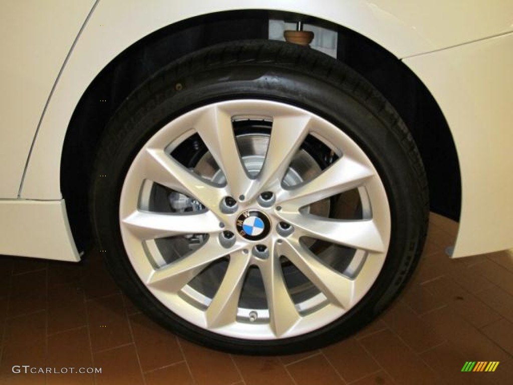 2013 3 Series 328i Sedan - Mineral White Metallic / Oyster photo #5