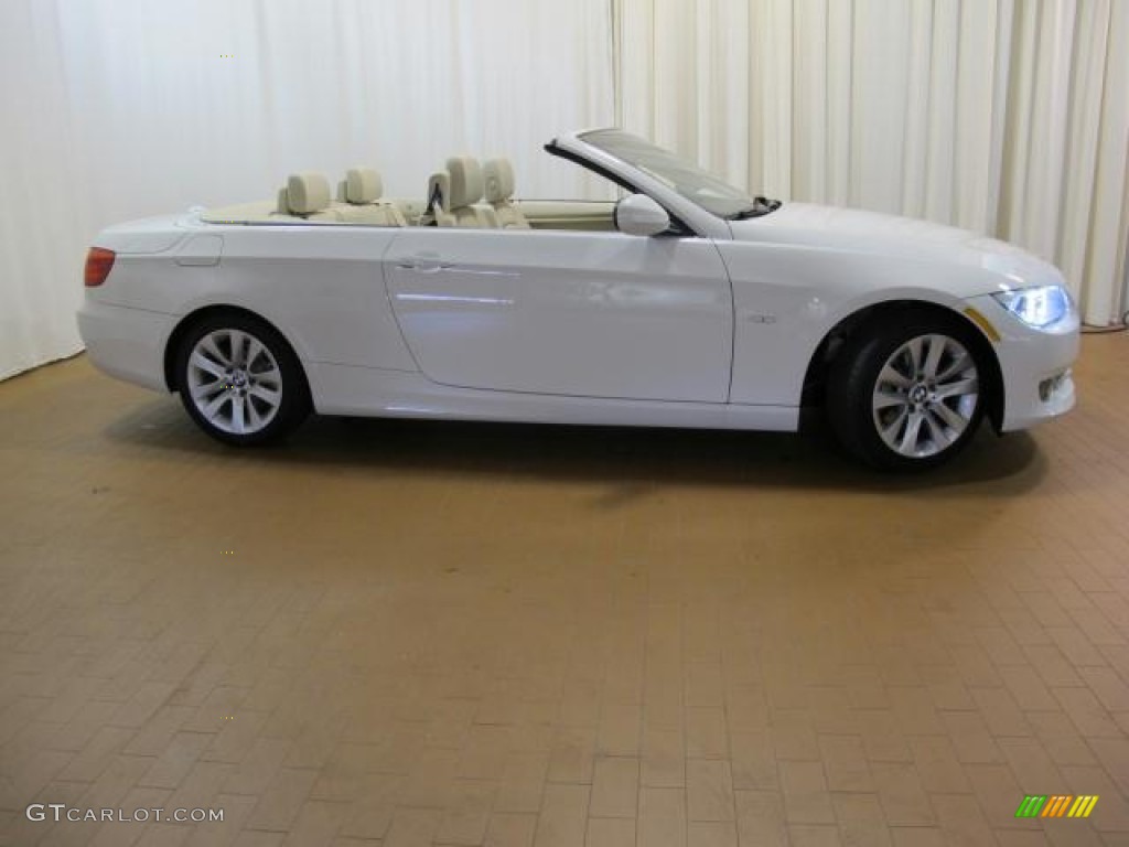 2013 3 Series 328i Convertible - Alpine White / Cream Beige photo #2