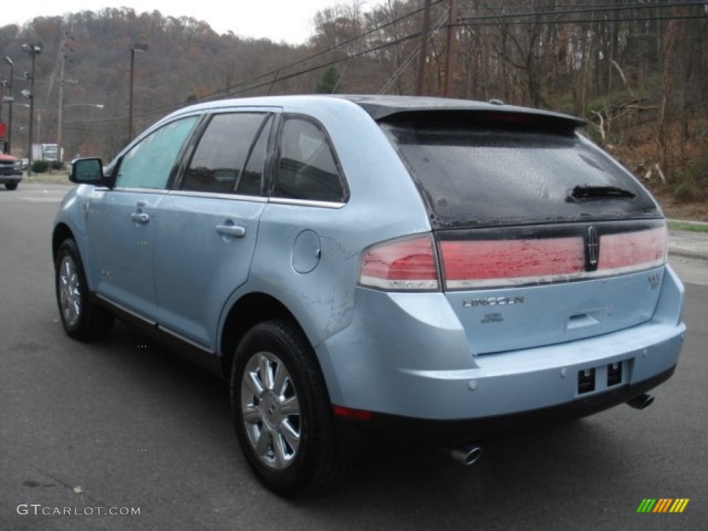 2008 MKX AWD - Light Ice Blue Metallic / Charcoal Black photo #6