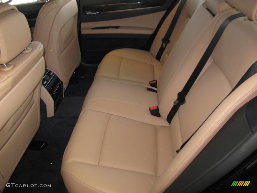 Saddle/Black Interior 2013 BMW 7 Series 740i Sedan Photo #73321506