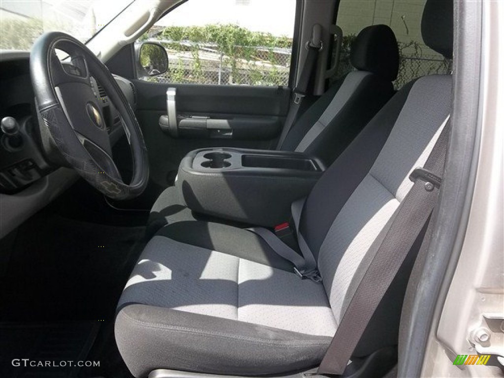 2009 Silverado 1500 LS Crew Cab - Silver Birch Metallic / Dark Titanium photo #13