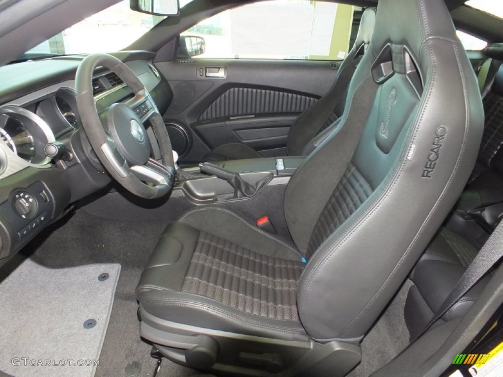 2013 Ford Mustang Shelby GT500 SVT Performance Package Coupe Front Seat Photo #73322718
