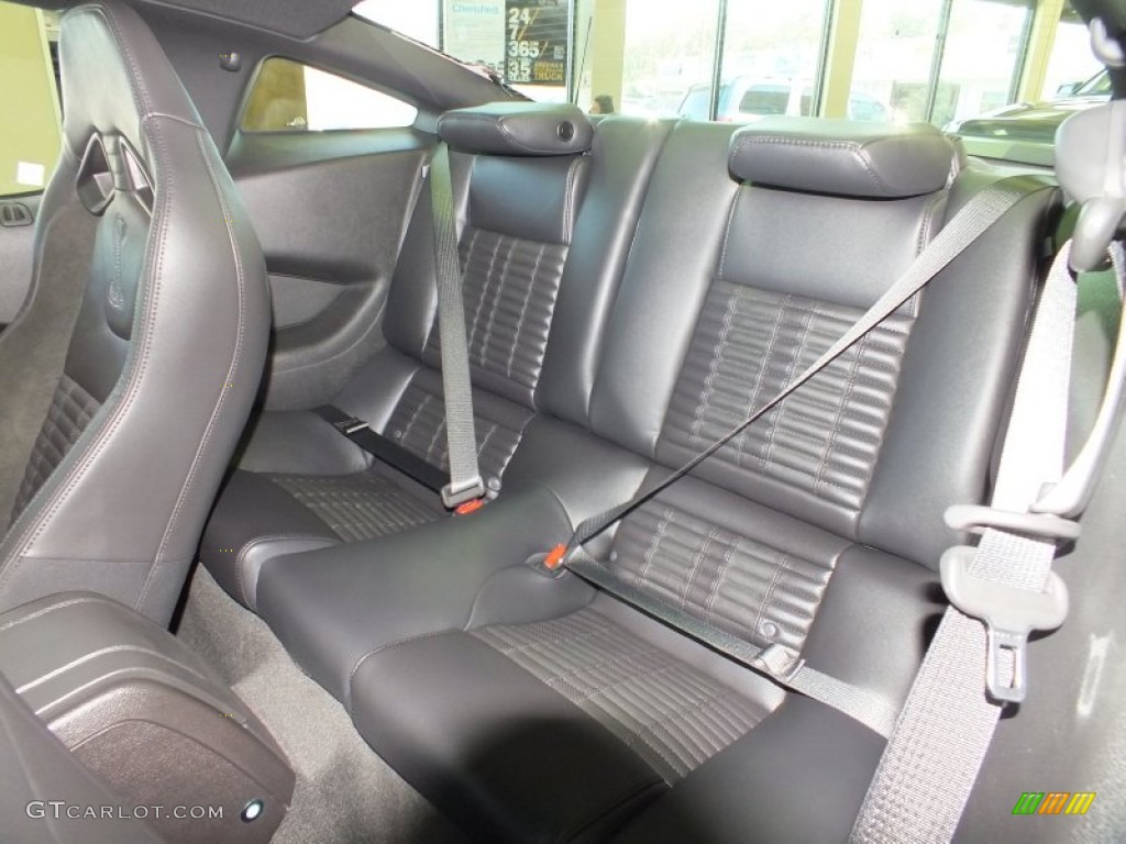 2013 Ford Mustang Shelby GT500 SVT Performance Package Coupe Rear Seat Photo #73322742