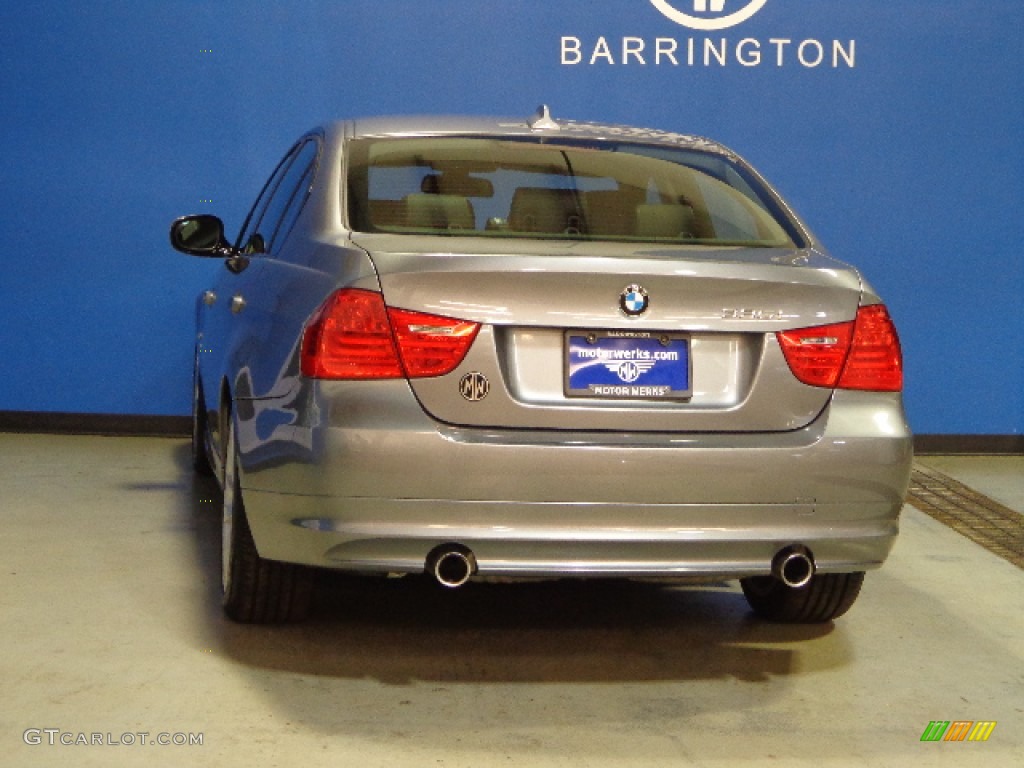 2010 3 Series 335i xDrive Sedan - Space Gray Metallic / Black Dakota Leather photo #7