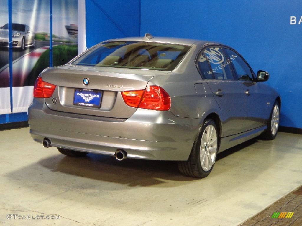 2010 3 Series 335i xDrive Sedan - Space Gray Metallic / Black Dakota Leather photo #9