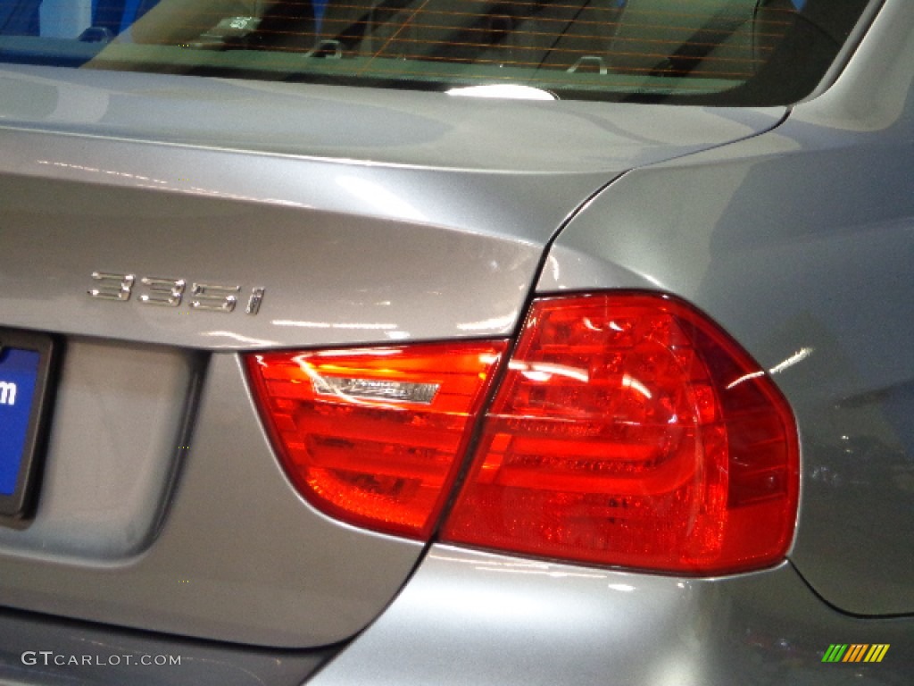 2010 3 Series 335i xDrive Sedan - Space Gray Metallic / Black Dakota Leather photo #11