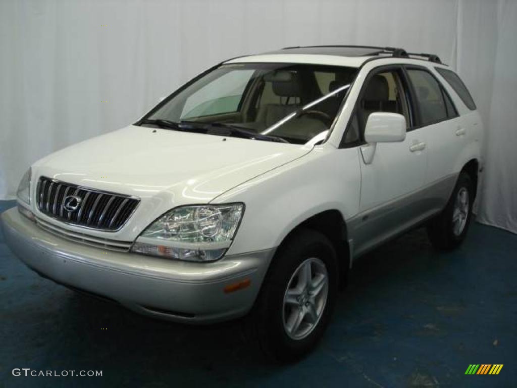 White Gold Crystal Lexus RX