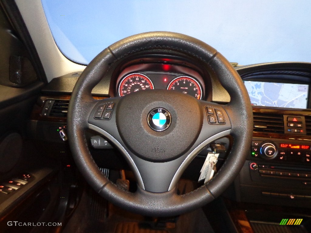 2010 3 Series 335i xDrive Sedan - Space Gray Metallic / Black Dakota Leather photo #16