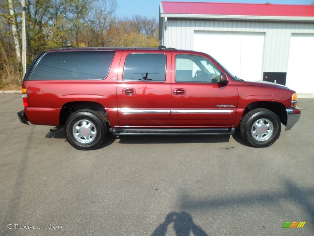 Garnet Red Metallic 2002 GMC Yukon XL SLT 4x4 Exterior Photo #73323222