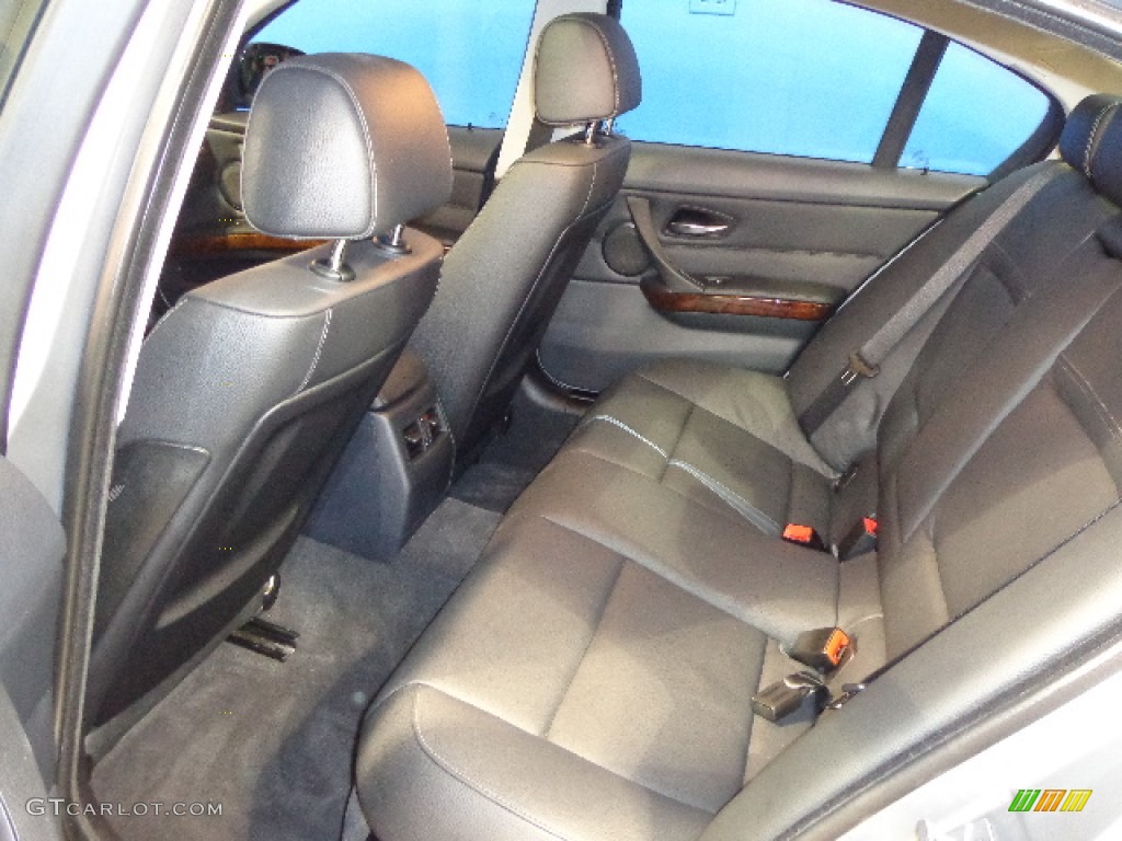 2010 3 Series 335i xDrive Sedan - Space Gray Metallic / Black Dakota Leather photo #24