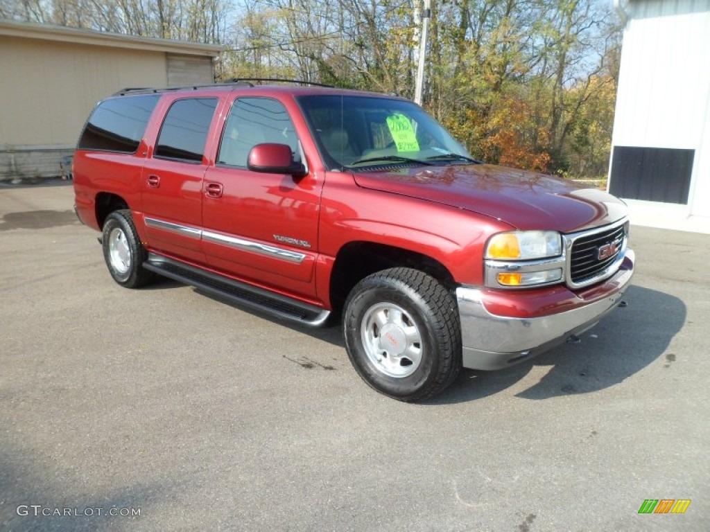 Garnet Red Metallic 2002 GMC Yukon XL SLT 4x4 Exterior Photo #73323342