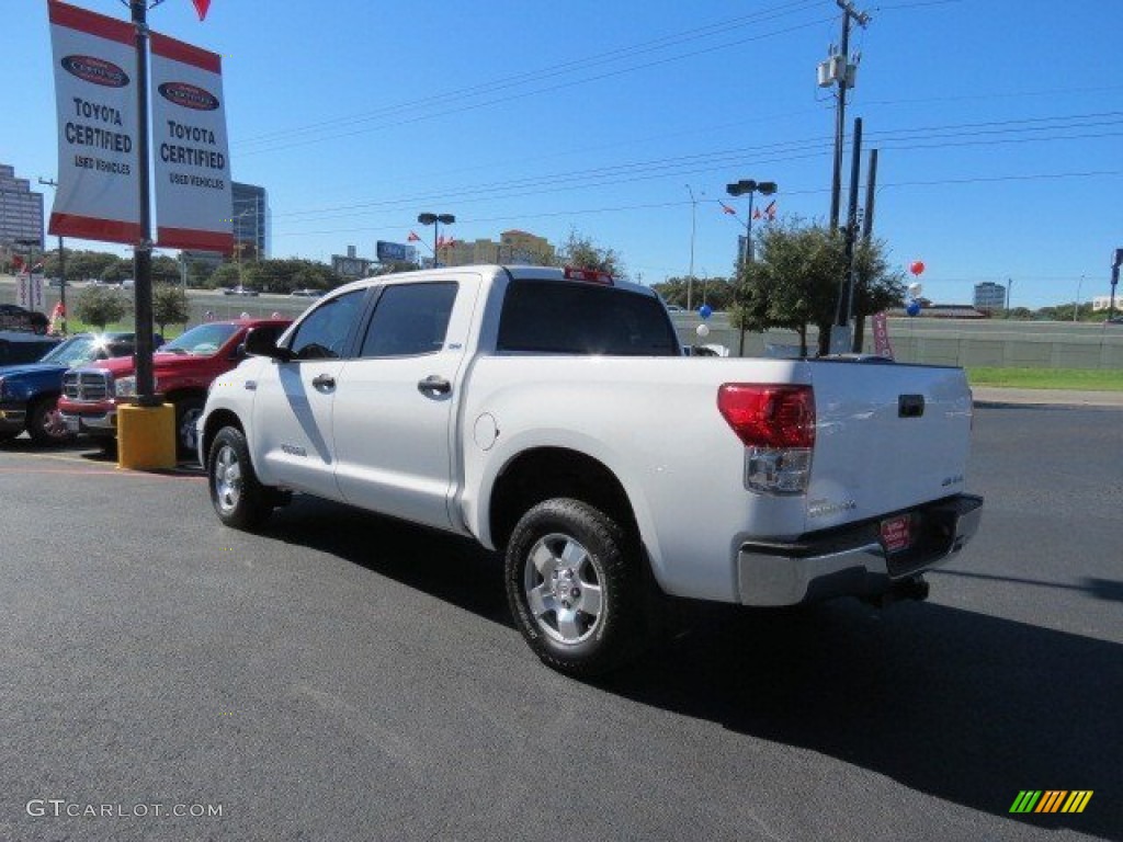 2011 Tundra SR5 CrewMax 4x4 - Super White / Graphite Gray photo #5