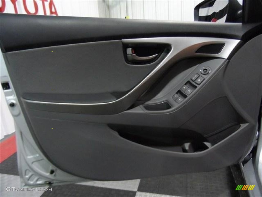 2012 Elantra Limited - Shimmering Silver / Gray photo #9
