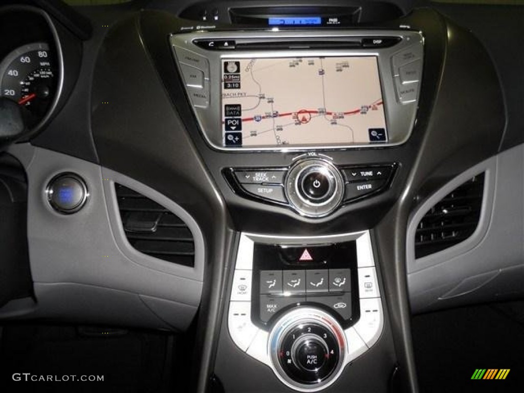 2012 Elantra Limited - Shimmering Silver / Gray photo #14