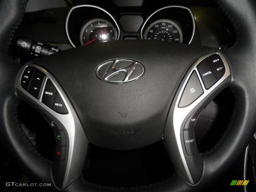 2012 Elantra Limited - Shimmering Silver / Gray photo #15