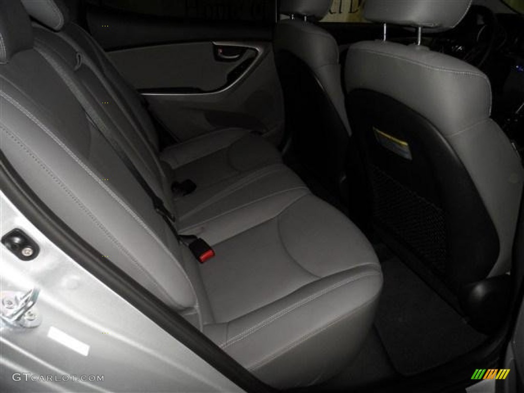 2012 Elantra Limited - Shimmering Silver / Gray photo #19