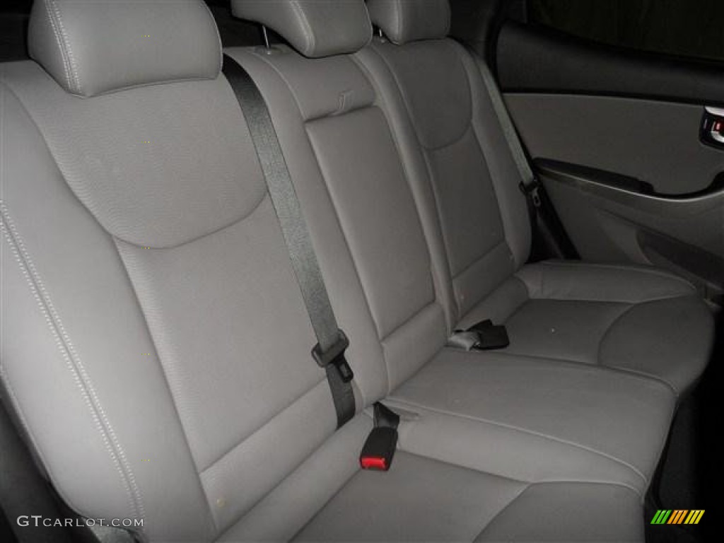 2012 Elantra Limited - Shimmering Silver / Gray photo #20
