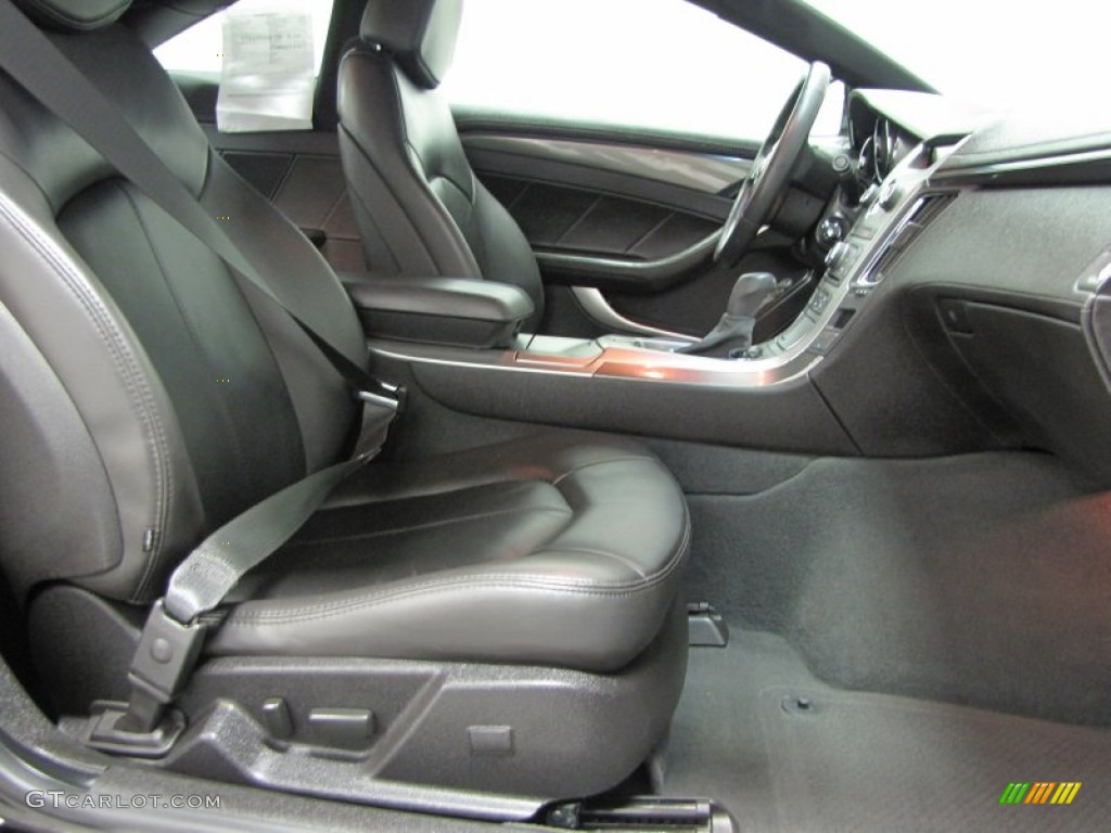 Ebony Interior 2011 Cadillac CTS 4 AWD Coupe Photo #73325274