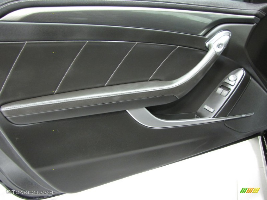2011 Cadillac CTS 4 AWD Coupe Ebony Door Panel Photo #73325334