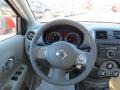 2013 Nissan Versa Sandstone Interior Steering Wheel Photo