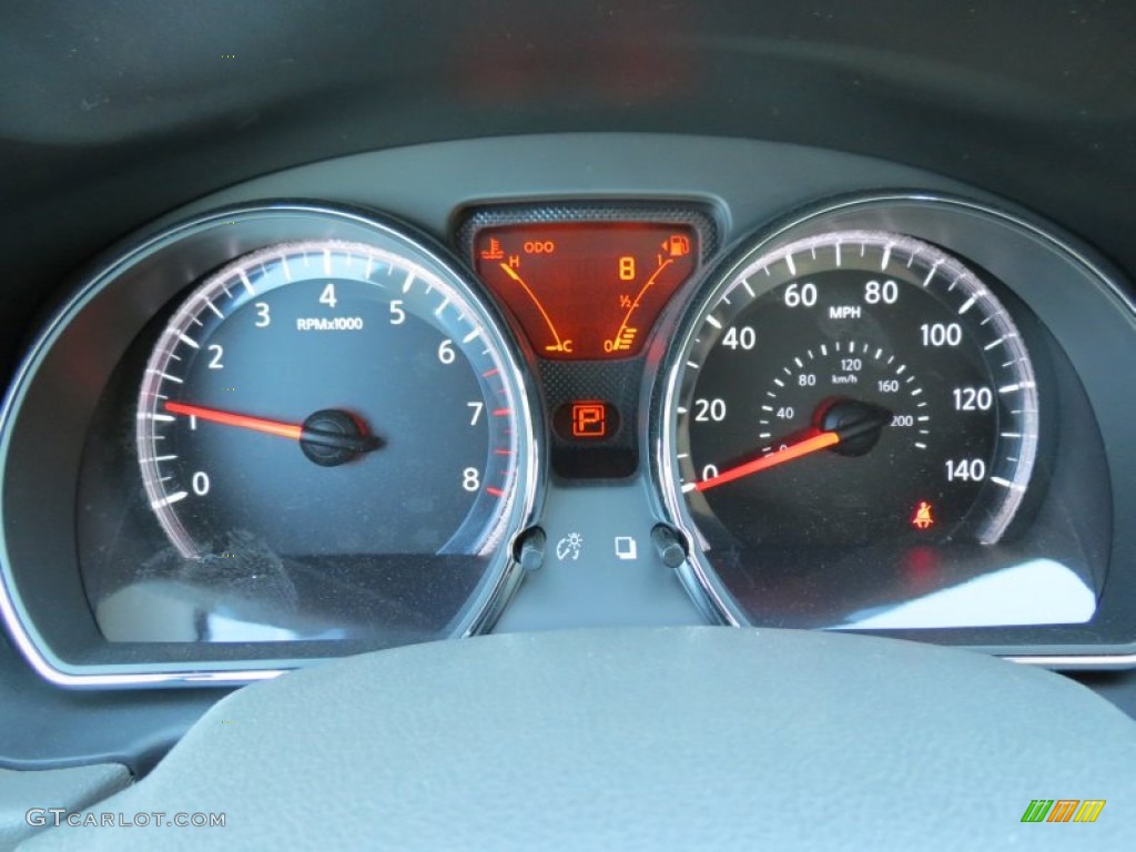 2013 Nissan Versa 1.6 SV Sedan Gauges Photo #73325907