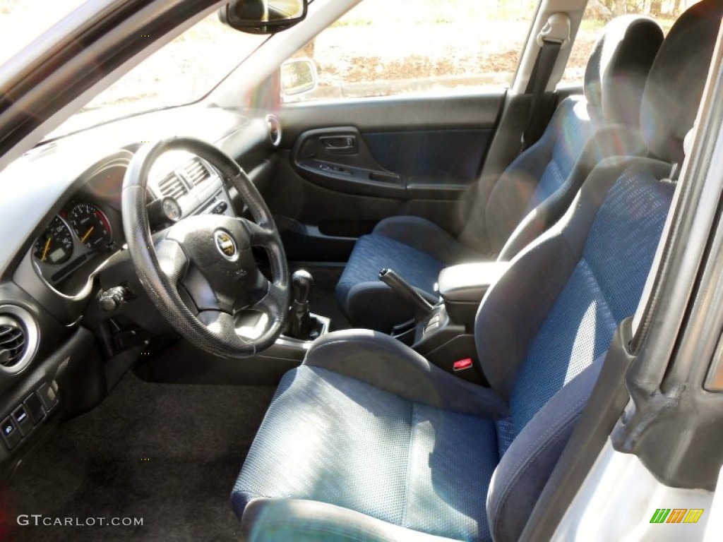 Black Interior 2002 Subaru Impreza WRX Wagon Photo #73326846