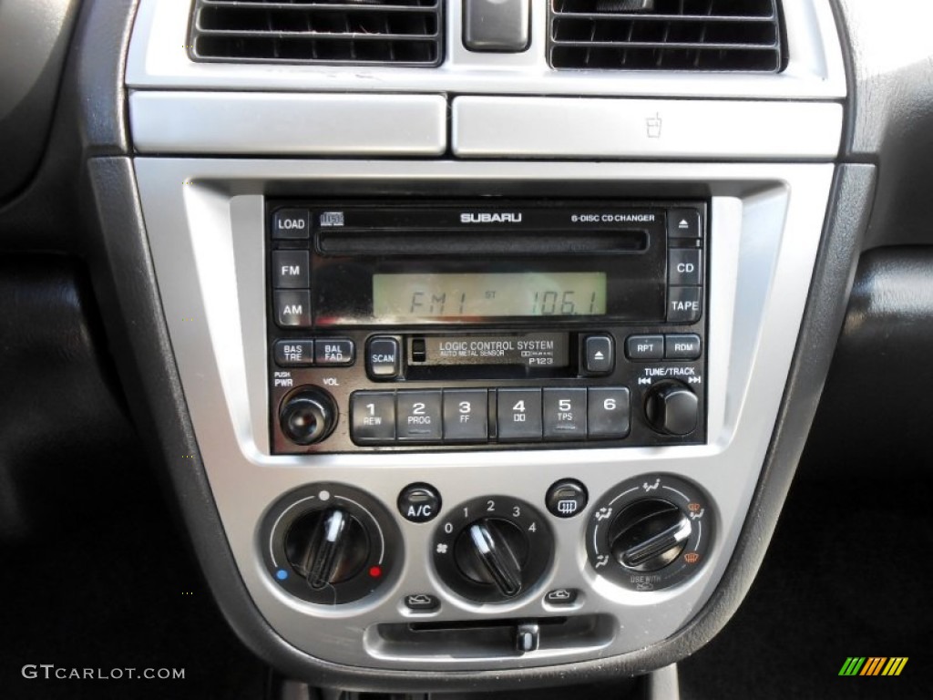 2002 Subaru Impreza WRX Wagon Controls Photos
