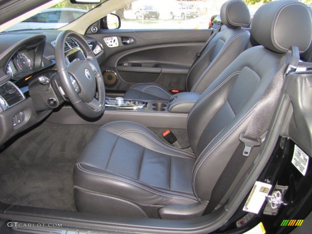 Warm Charcoal/Warm Charcoal Interior 2011 Jaguar XK XKR Convertible Photo #73327302